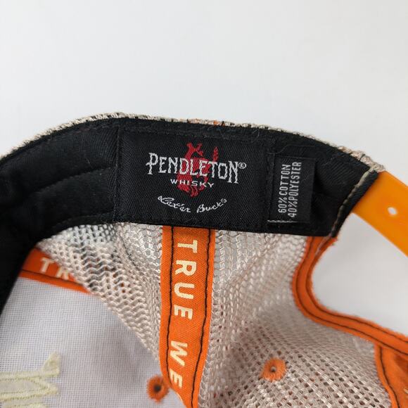 Pendleton Whiskey Men's Trucker Hat Woods Camo Baseball Cap Mesh Snapback Rodeo - Picture 14 of 16